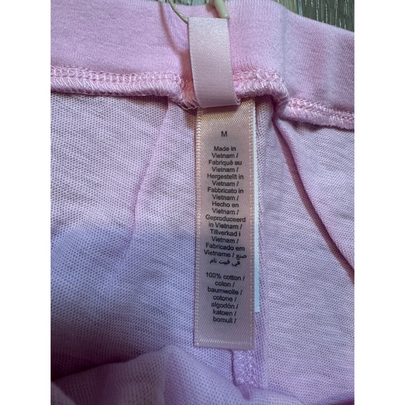 SKIMS Worn In Jersey Heart Micro Short Baby Pink BT-SHO-11133W Womens Size M NEW - Picture 7 of 9